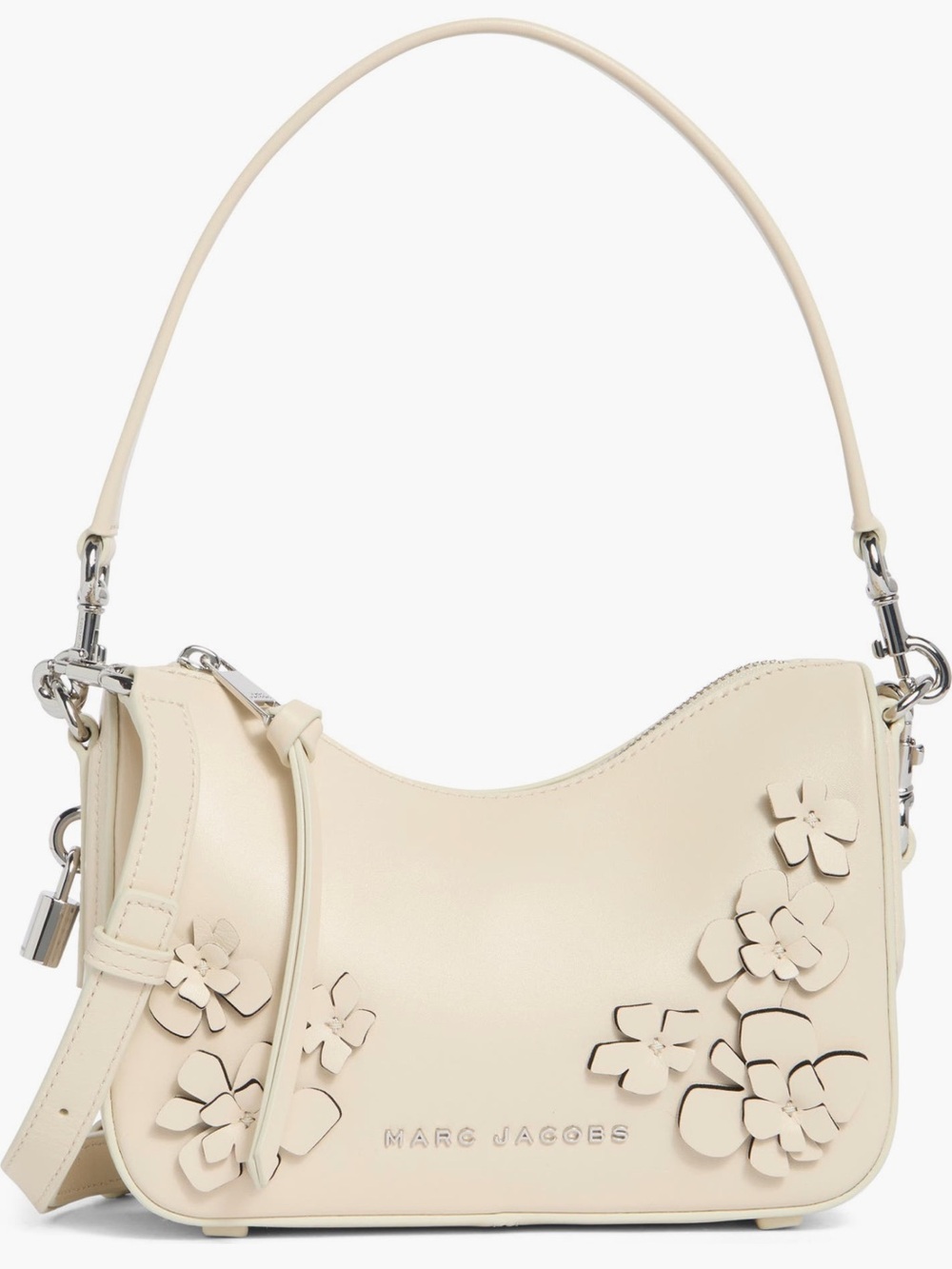 Marc Jacobs Daisy Appliqué Small
Shoulder Bag in Marshmallow